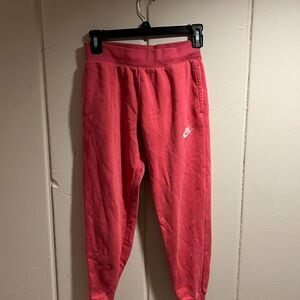 Nike Women's Pink and Red Joggers-tracksuits